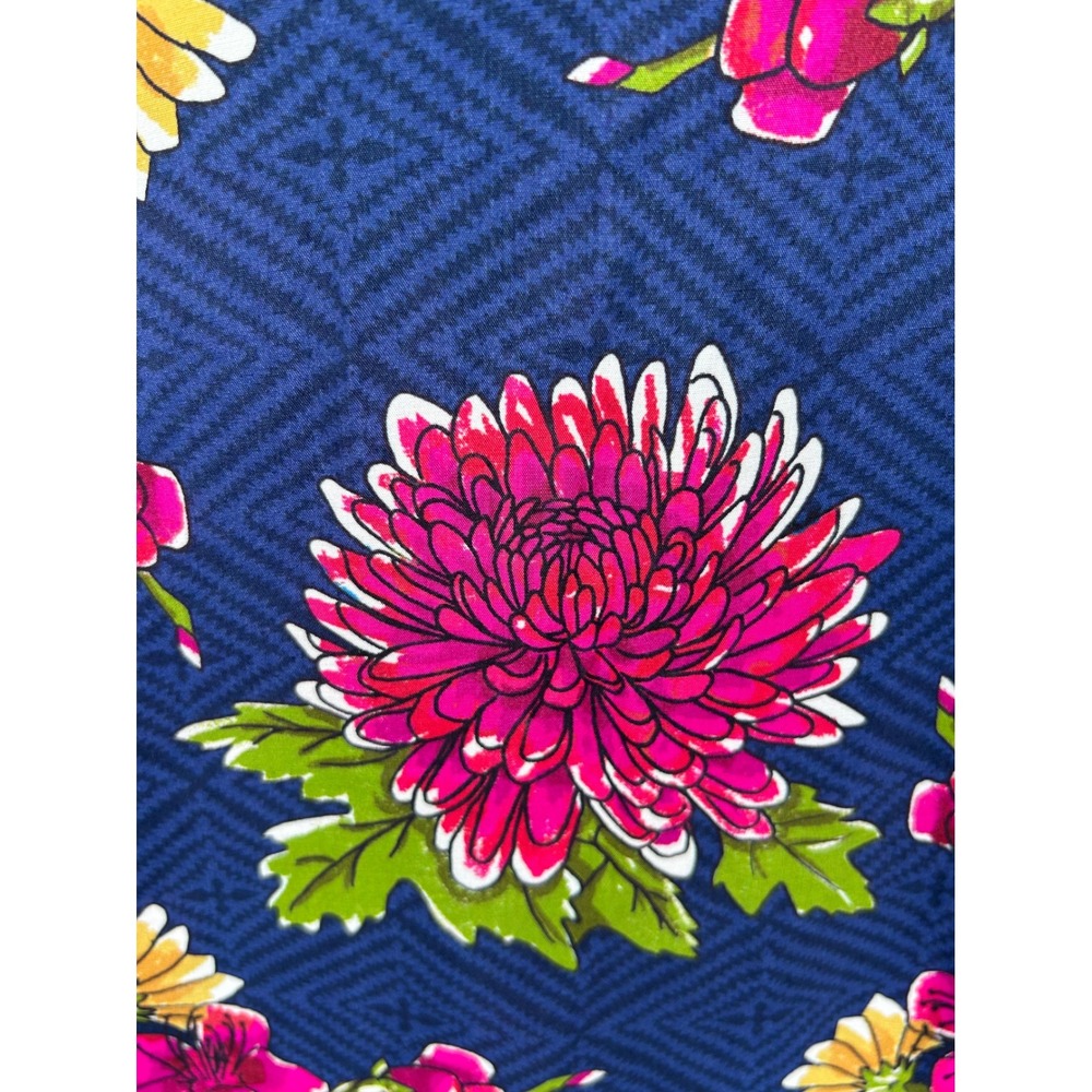 John Mark 2X Blue Floral Patchwork Button Down Sh… - image 6